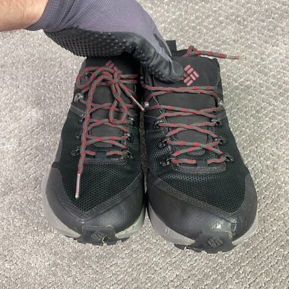 Columbia Facet 60 Outdry Shoes Boots Men's 8.5 Black Techlite Omni Grip Hiking - Picture 11 of 16